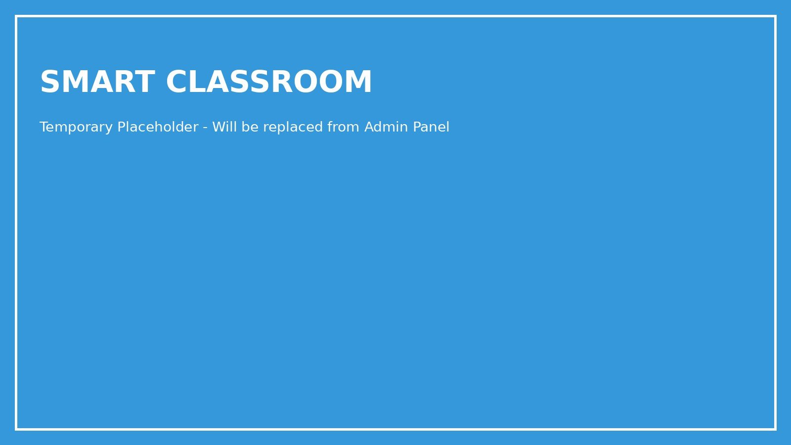 Smart Classroom